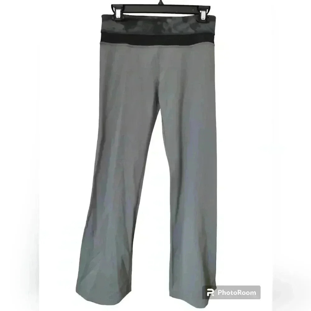 Lululemon Groove Pants Flare Leggings grey Yoga Trendy Womens 6
